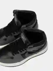 Тёмно-серый кроссовки женские высокие Nike, Air Jordan