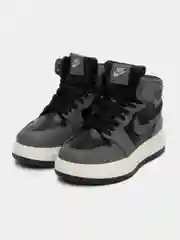 Тёмно-серый кроссовки женские высокие Nike, Air Jordan