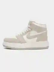 Светло-бежевый кроссовки женские высокие Nike, Air Jordan