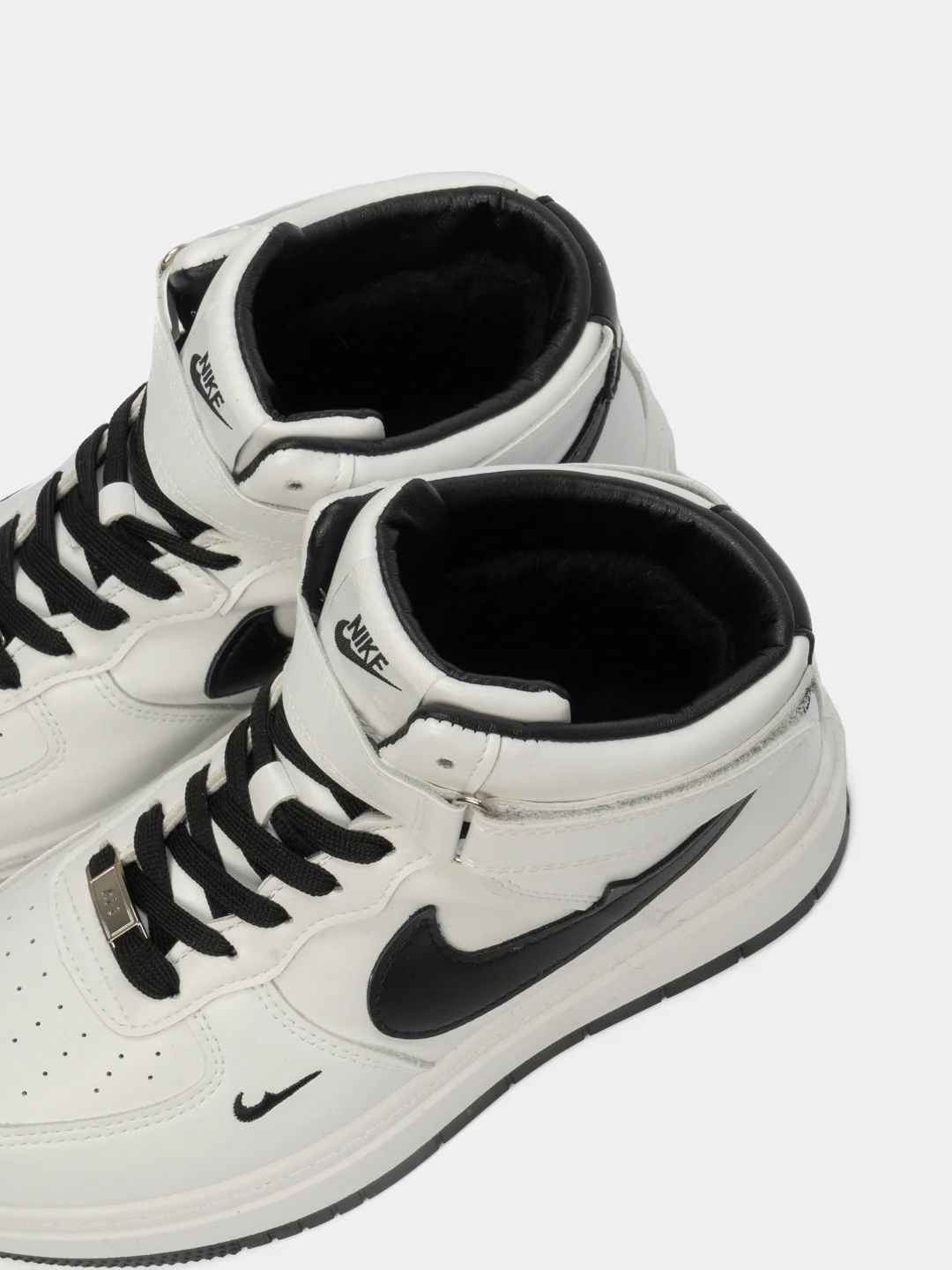Слоновая кость кроссовки женские высокие Nike, Air Jordan