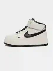 Слоновая кость кроссовки женские высокие Nike, Air Jordan