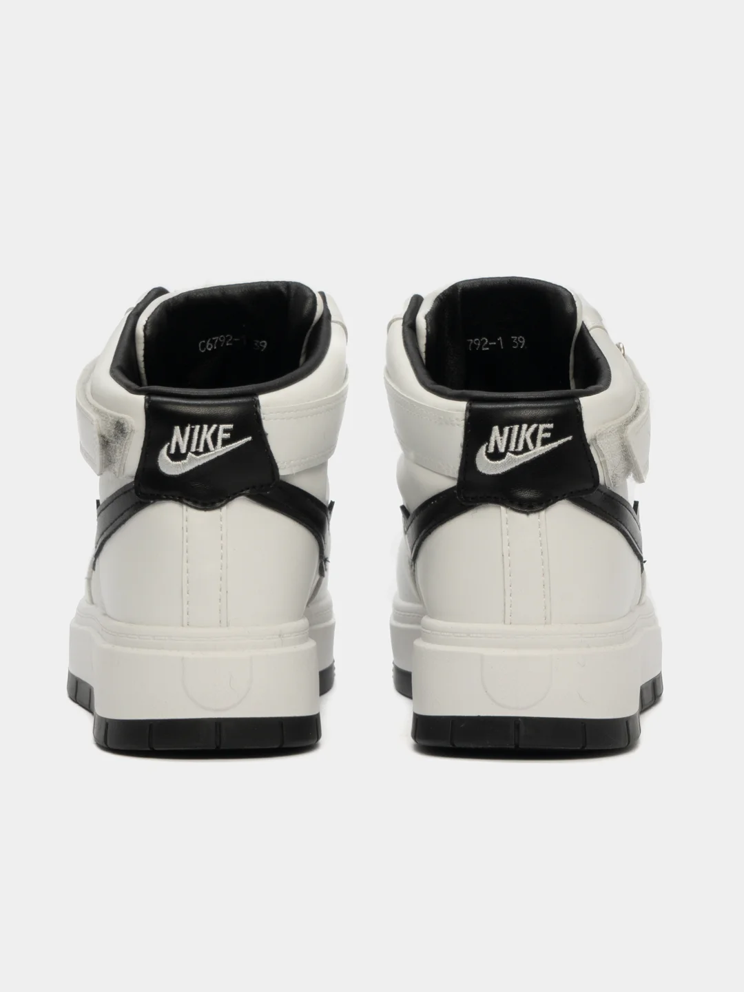 Слоновая кость кроссовки женские высокие Nike, Air Jordan