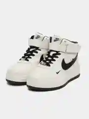 Слоновая кость кроссовки женские высокие Nike, Air Jordan