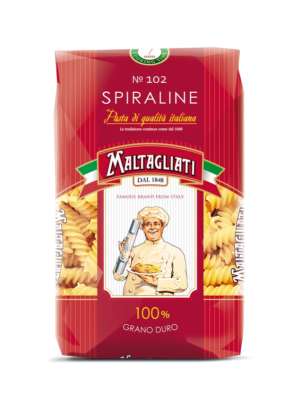 Макаронные изделия Maltagliati Спираль лигурийская №102, 450 г