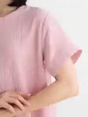 Кораллово-розовый платье женское из муслина, хлопок