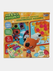 Мозаика для малышей "Ми-ми-мишки" 10 картинок, 46 фишек
