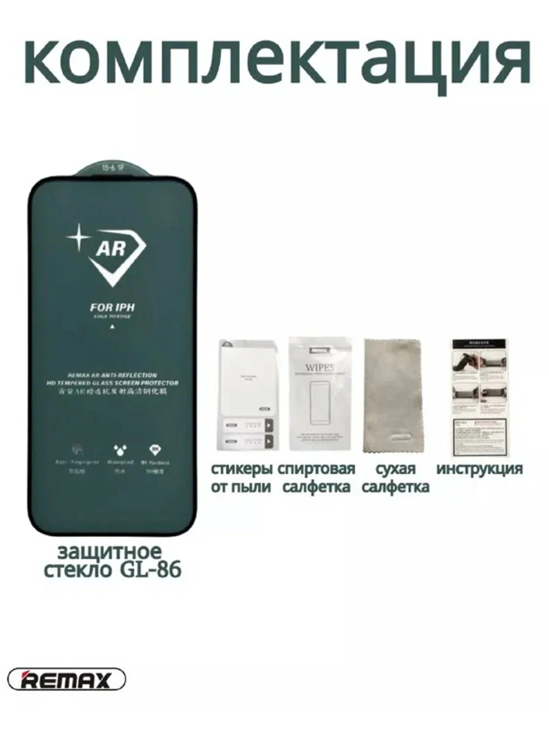 Защитное стекло Iphone 15 pro Антиблик Remax GL86