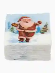 Алый салфетки бумажные новогодние, 50шт
