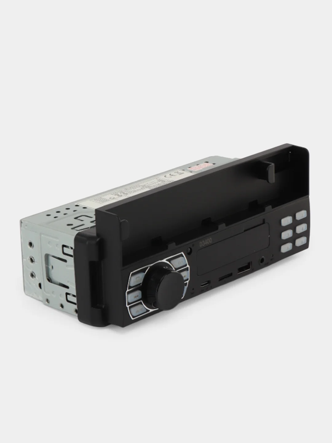 Магнитола автомобильная 1 din D3400, с Bluetooth и держателем телефона