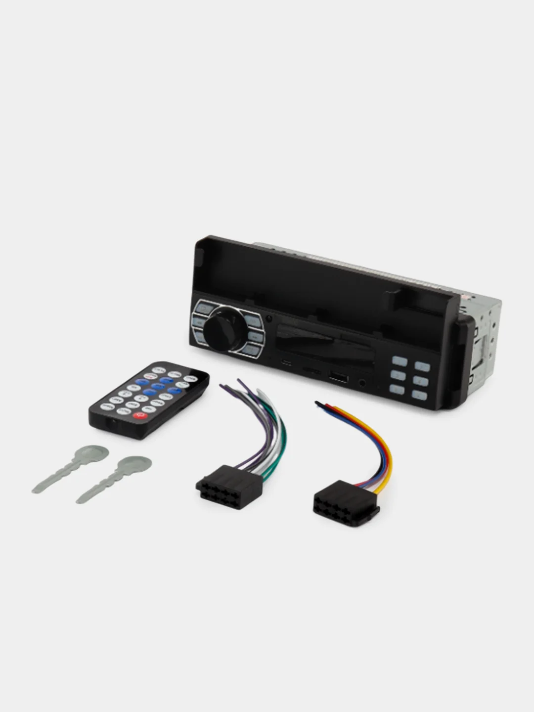 Магнитола автомобильная 1 din D3400, с Bluetooth и держателем телефона