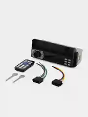 Магнитола автомобильная 1 din D3400, с Bluetooth и держателем телефона