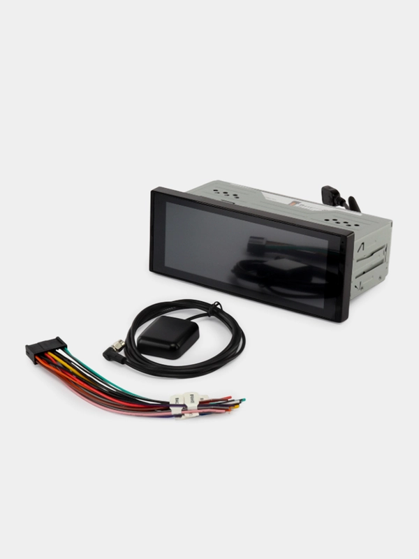 Магнитола Android, 1 DIN, 2GB + 64GB, экран 6.86", Bluetooth, USB