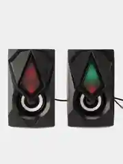 Акустическая 2.0 система Defender Solar 1 6Вт, подсветка, питание от USB