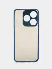 Темно-синий чехол Tecno Spark 10 / 10C, Спарк 10 / 10С, пластиковый, матовый