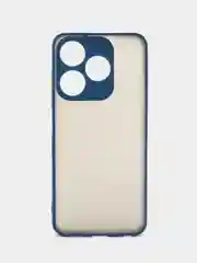 Темно-синий чехол Tecno Spark 10 / 10C, Спарк 10 / 10С, пластиковый, матовый