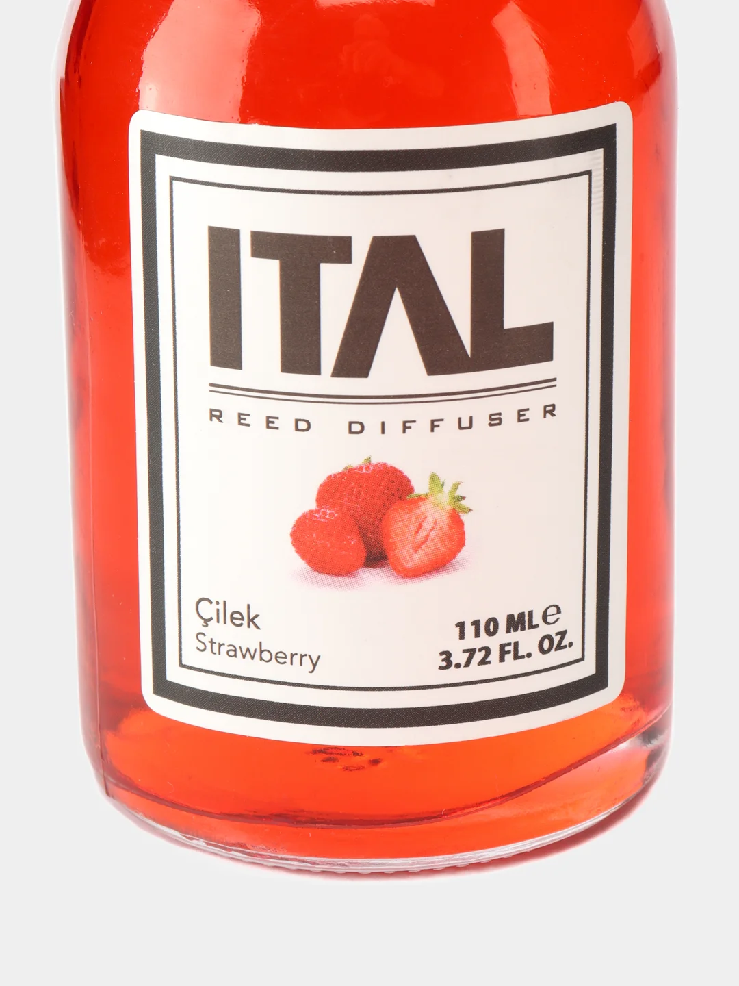 Алый парфюмированный ароматический диффузор с палочками ITAL(ИТАЛ), 110 мл