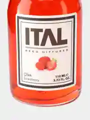 Алый парфюмированный ароматический диффузор с палочками ITAL(ИТАЛ), 110 мл