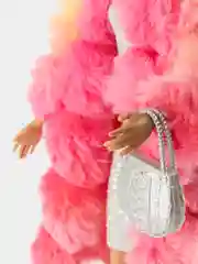Белый кукла шарнирная "Miss Kapriz" 29 см, с аксессуарами