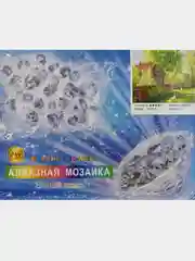 Зеленый алмазная мозаика на подрамнике "Природа"