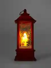 Алый светильник - фонарь новогодний, 14 х 6,5 см