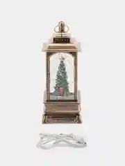 Фонарь новогодний с подсветкой и музыкой, USB, ААА
