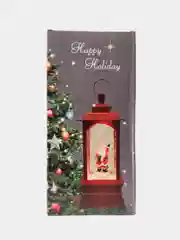 Фонарь новогодний с подсветкой и музыкой, USB, ААА