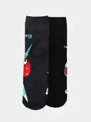 Новогодние мужские носки в подарочной коробке, подарок на новый год мужчине с открыткой