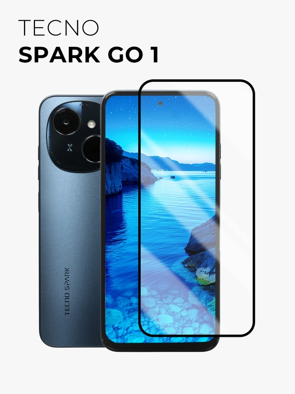 Защитное стекло 9D для Tecno Spark Go 1 (Техно Спарк Го 1)