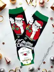 Карамельный носки новогодние мужскиеподарочные, новогодние носки с приколами, подарочные носки