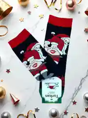 Индиго носки новогодние мужскиеподарочные, новогодние носки с приколами, подарочные носки