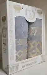 Набор полотенец 2в1 в праздничной упаковке. Состав ткани- махра( хлопок 100%)