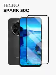 Защитное стекло 9D для Tecno Spark 30C (Техно Спарк 30С)