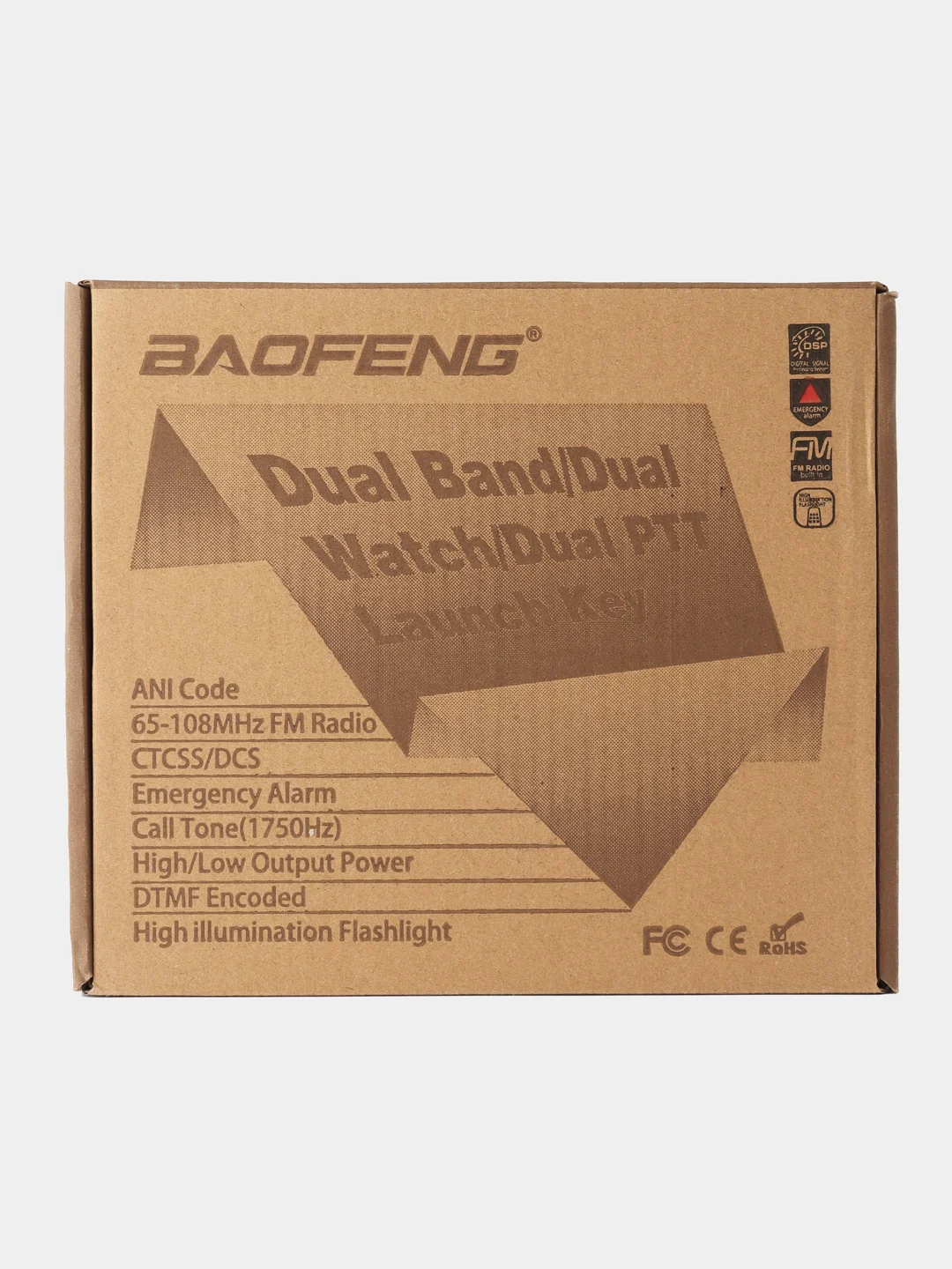 Разноцветный рация Baofeng UV-82, набор раций 2 шт, 2800mAh