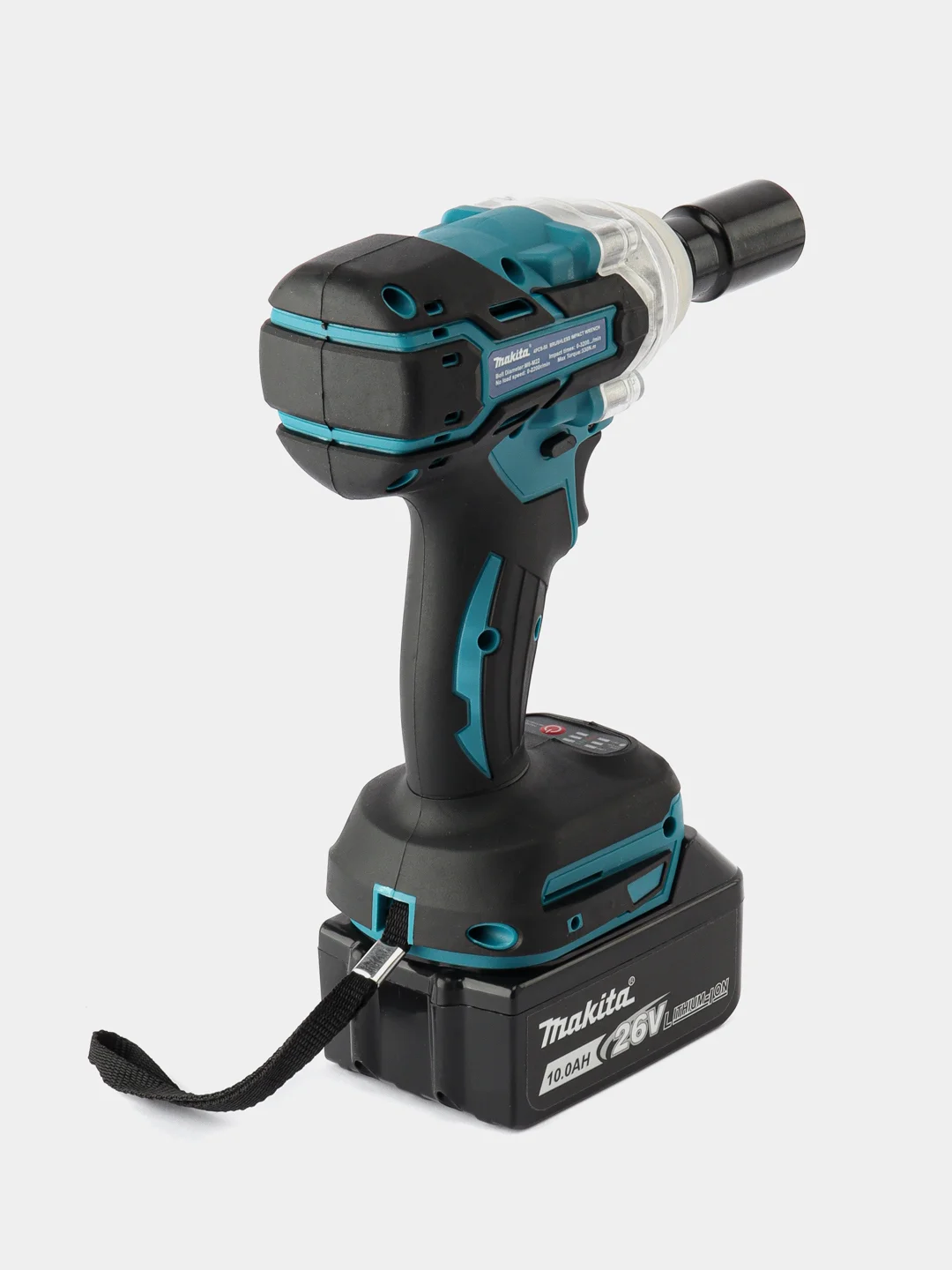 Гайковерт бесщеточный аккумуляторный ударный Makita 26V,  10.0АН