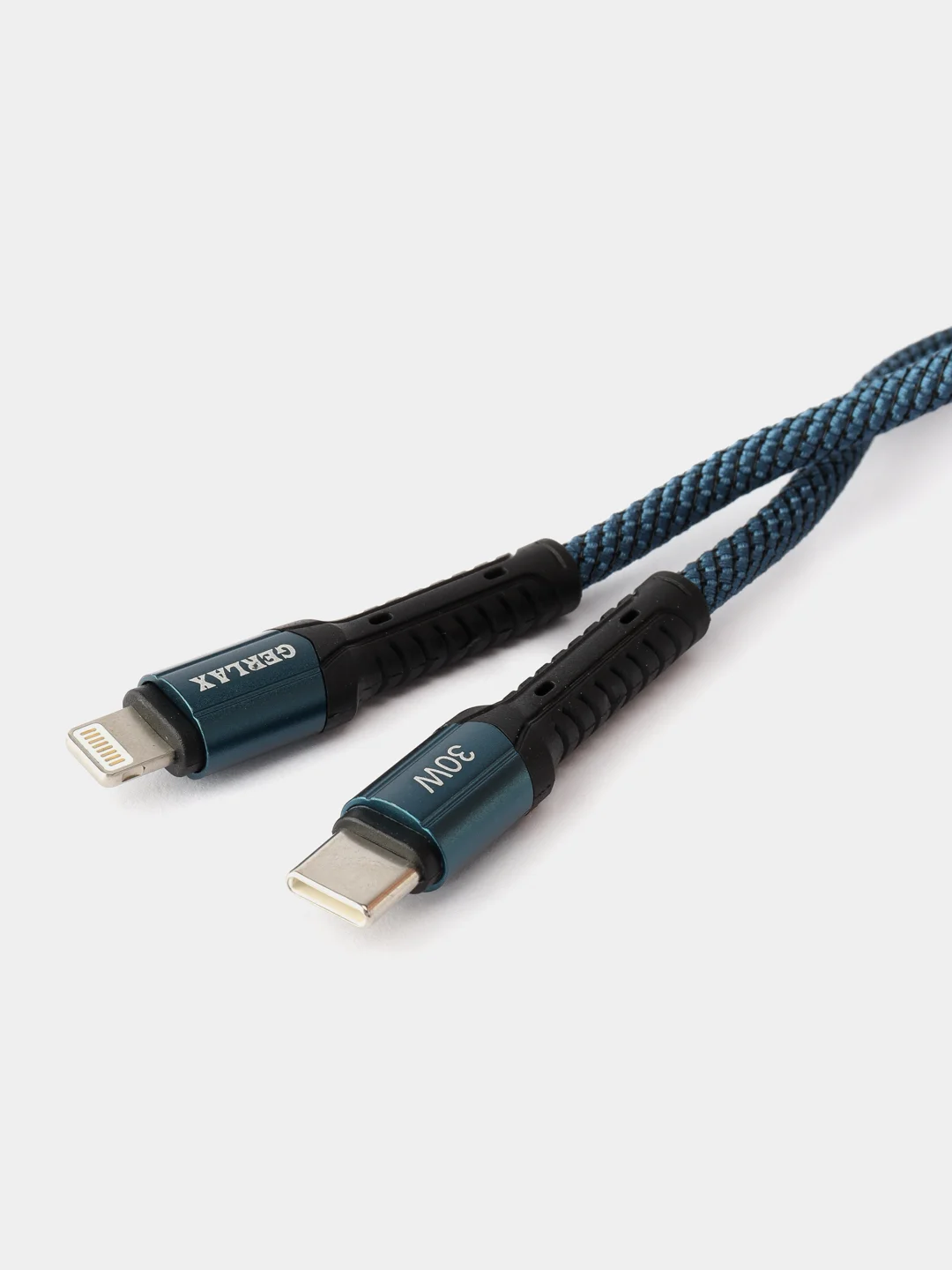 Зарядный кабель Айфон/iPhone  плетенный 30W Type C-Lightning для быстрой зарядки