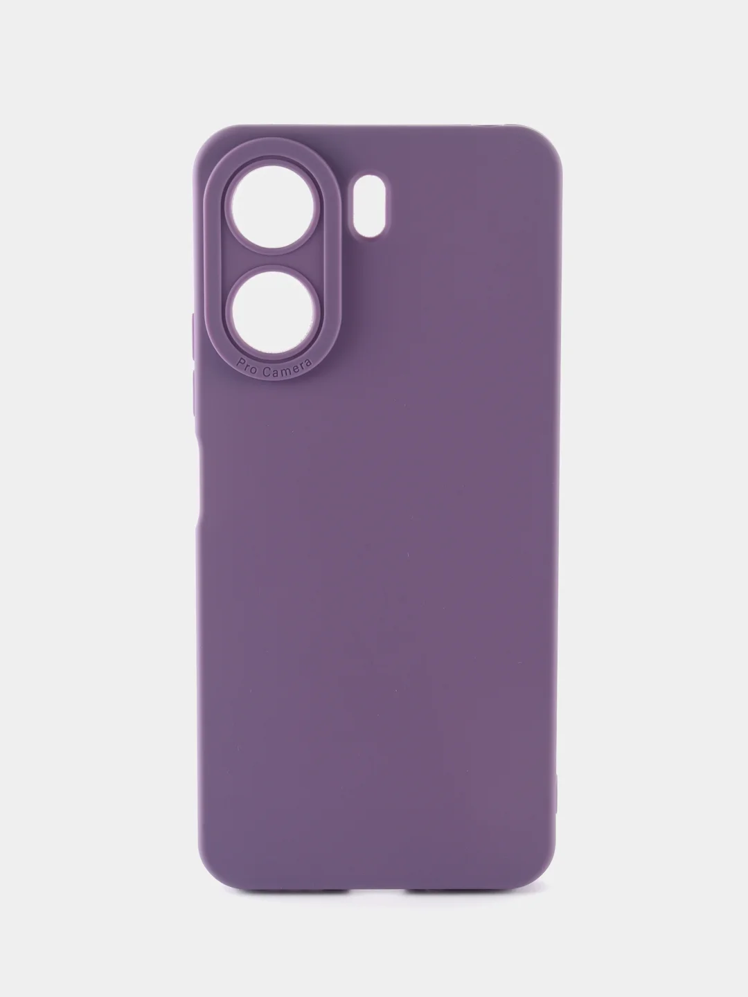 Сиреневый чехол для Xiaomi Redmi 13C/Poco C65 (Сяоми Редми 13С/С65),черный защита камеры силиконовый