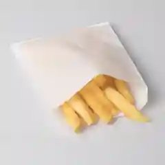 Пакет бумажный,фасовочный белый, с V-образным дном 100 штук