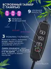 Светодиодная фитолампа, для цветов и растений