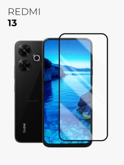 Защитное стекло 9D для Xiaomi Redmi 13 (Сяоми Редми 13)