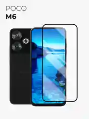 Защитное стекло 9D для Xiaomi Poco M6 (Поко М6)
