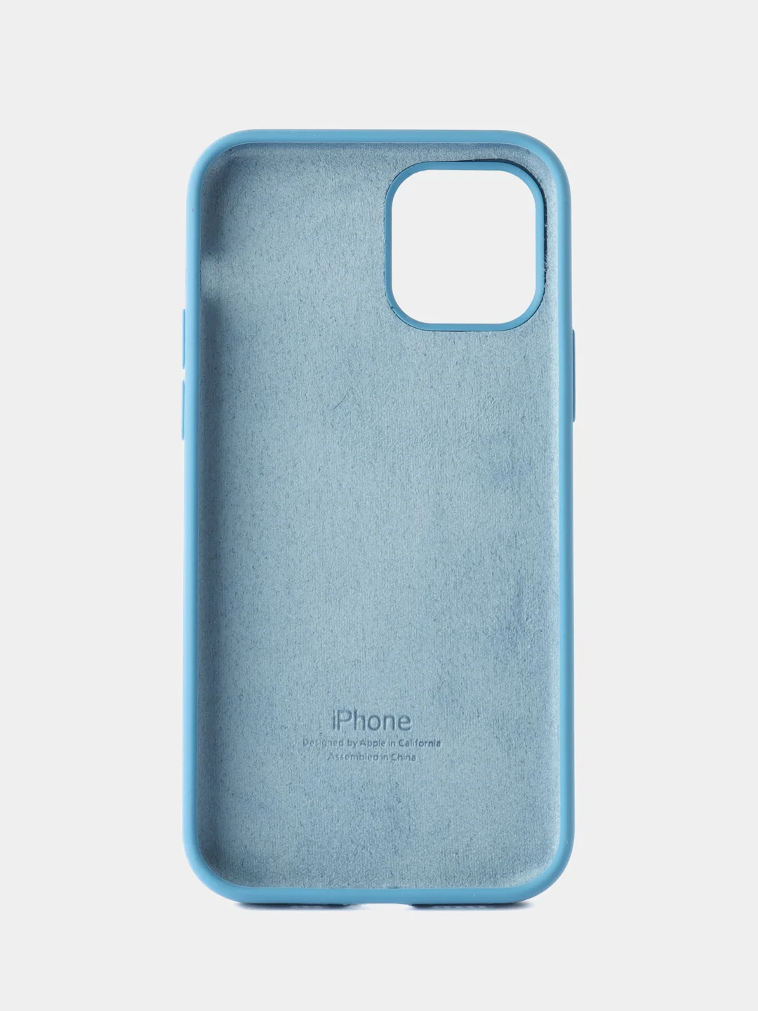 Голубой чехол Silicone Case для iPhone(Айфон) 11, 12, 7, 8, 7/8 Plus, SE,XR,XS, X, Pro Max,12 mini