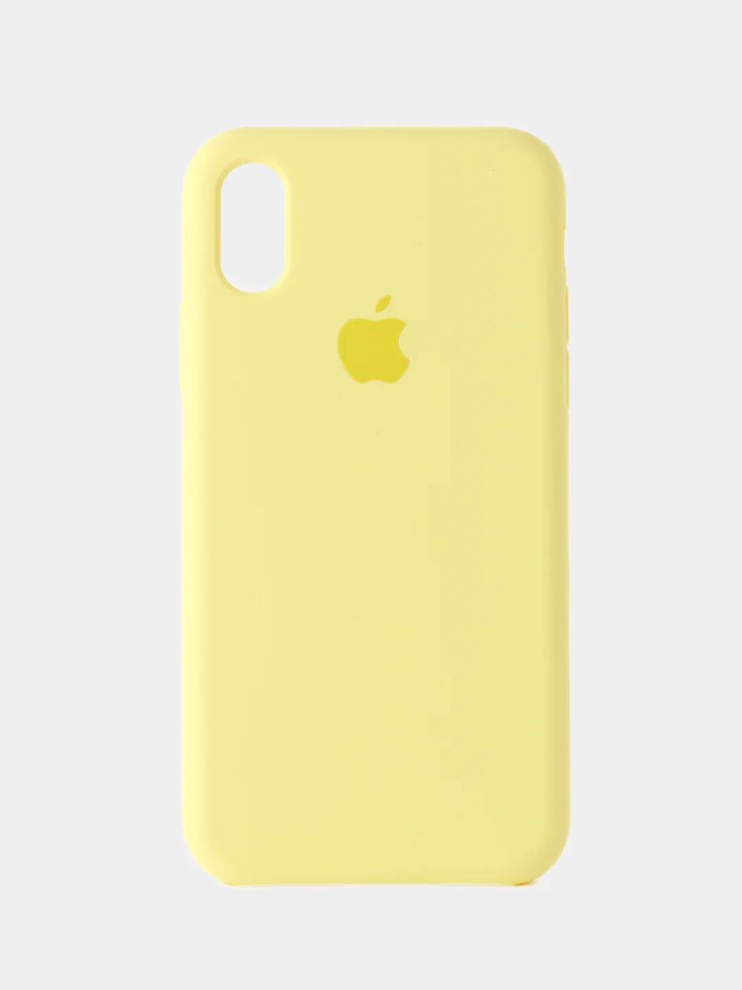 Желтый чехол Silicone Case для iPhone(Айфон) 11, 12, 7, 8, 7/8 Plus, SE,XR,XS, X, Pro Max,12 mini