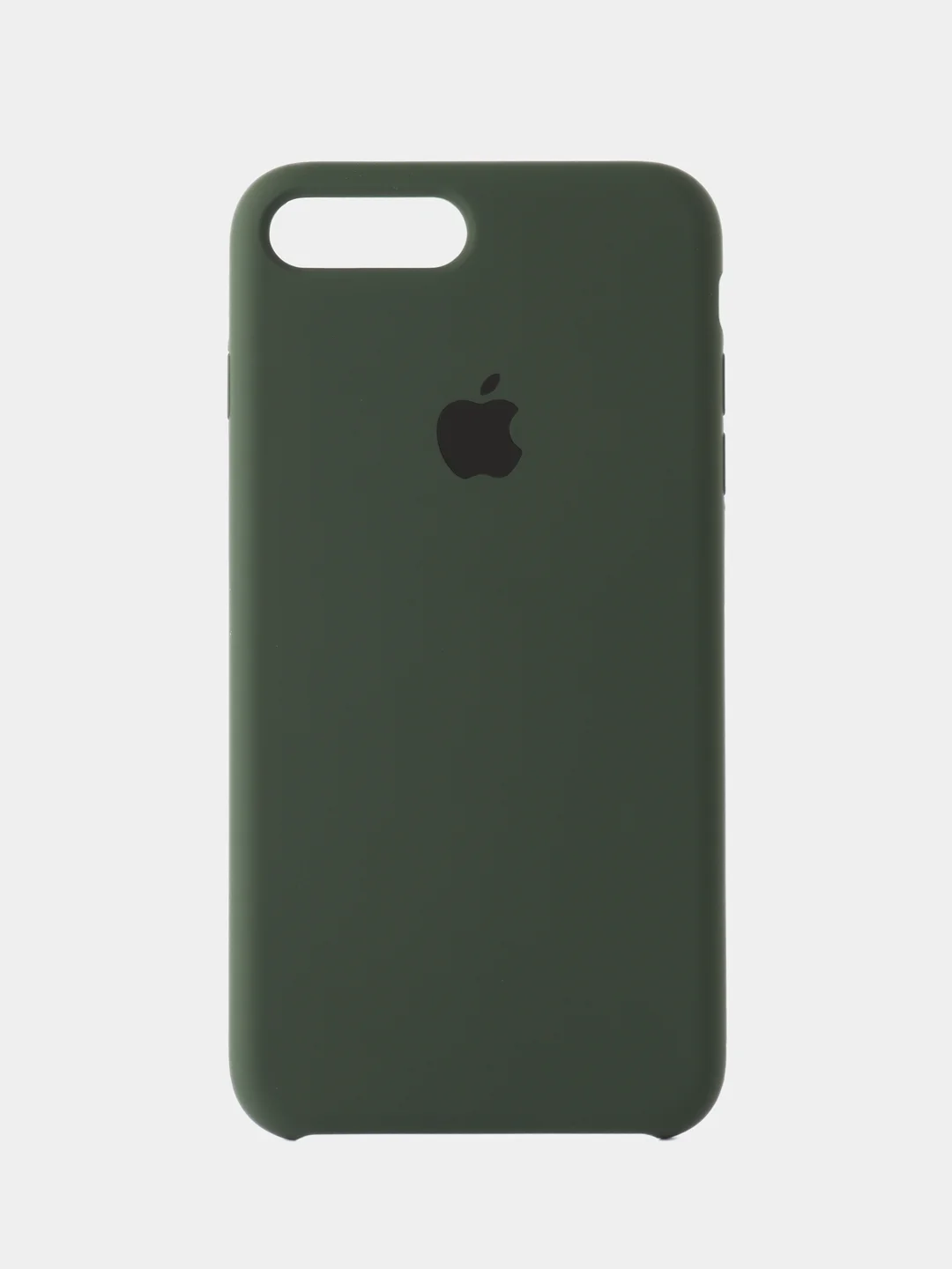 Тёмно-зелёный чехол Silicone Case для iPhone(Айфон) 11, 12, 7, 8, 7/8 Plus, SE,XR,XS, X, Pro Max,12 mini
