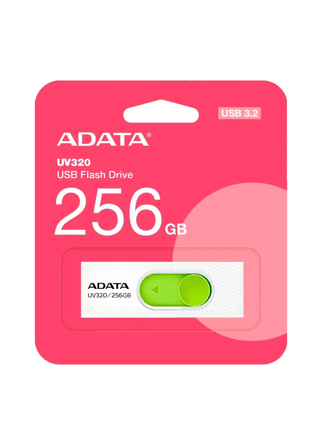 Флэш-накопитель 256GB AUV320-256G-RWHGN WH\GR ADATA