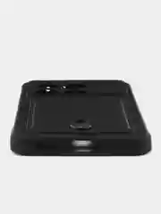 Черный чехол для Xiaomi Poco X6 Pro (Сяоми Поко Икс 6 Про / Х6), с карманом для карт