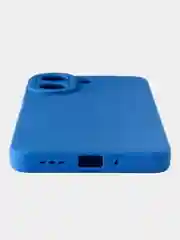 Синий чехол для Xiaomi Redmi 13C/Poco C65 (Сяоми Редми 13С/С65),черный защита камеры силиконовый