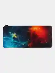 Оранжевый игровой коврик для мыши и клавиатуры, RGB подсветка, XXXL, 900 x 400 мм, 900 x 300 мм