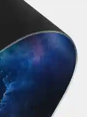 Сиреневый игровой коврик для мыши и клавиатуры, RGB подсветка, XXXL, 900 x 400 мм, 900 x 300 мм