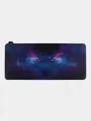 Фиолетовый игровой коврик для мыши и клавиатуры, RGB подсветка, XXXL, 900 x 400 мм, 900 x 300 мм