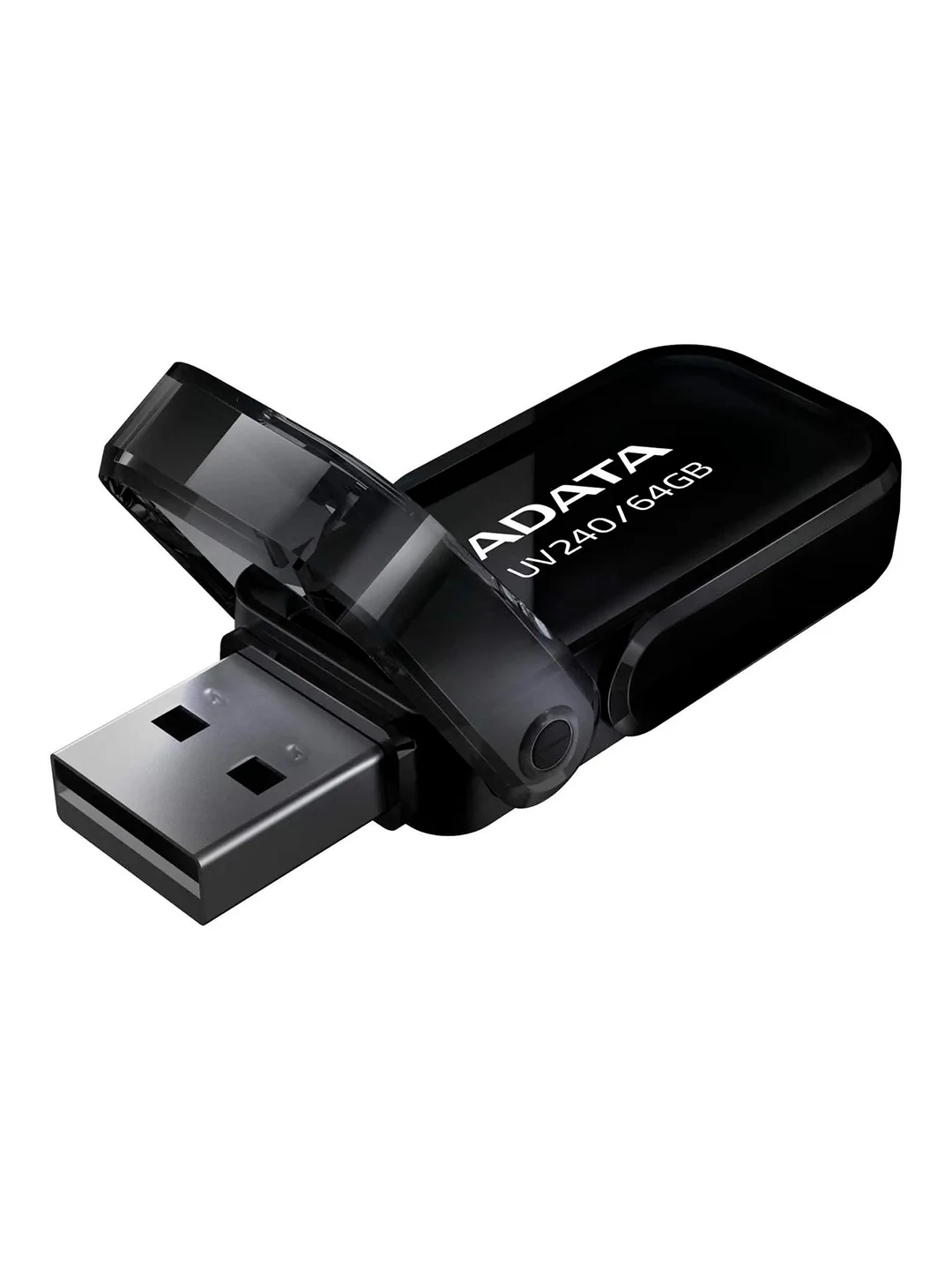Флэш-накопитель USB2 64GB BLACK AUV240-64G-RBK ADATA